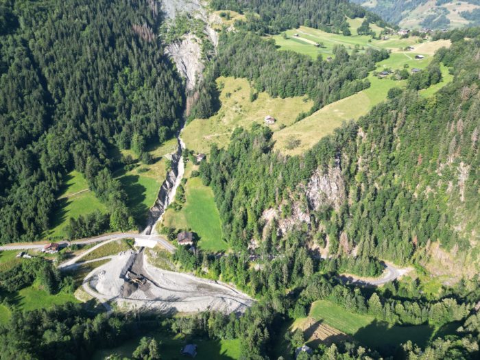 Sécurisation du Bersend à Beaufort : travaux 2023